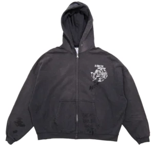 CARRYING THE MESSAGE ZIP HOODIE