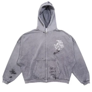 CARRYING THE MESSAGE ZIP HOODIE