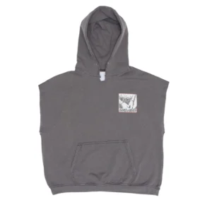 DR. BLUE CUT OFF HOODIE