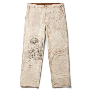 THE REALM PAINTED SUEDE PANT